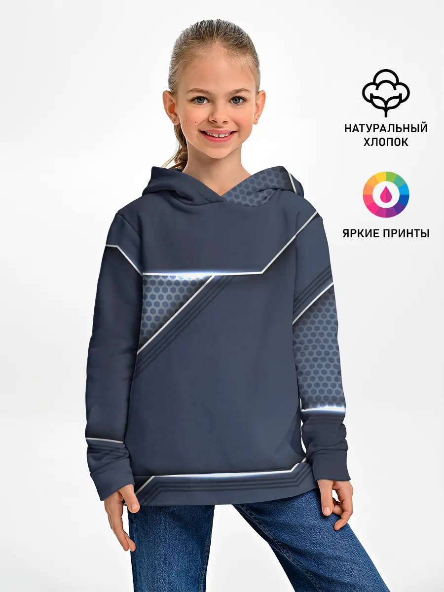 Детское худи / Металлическая 3D основа