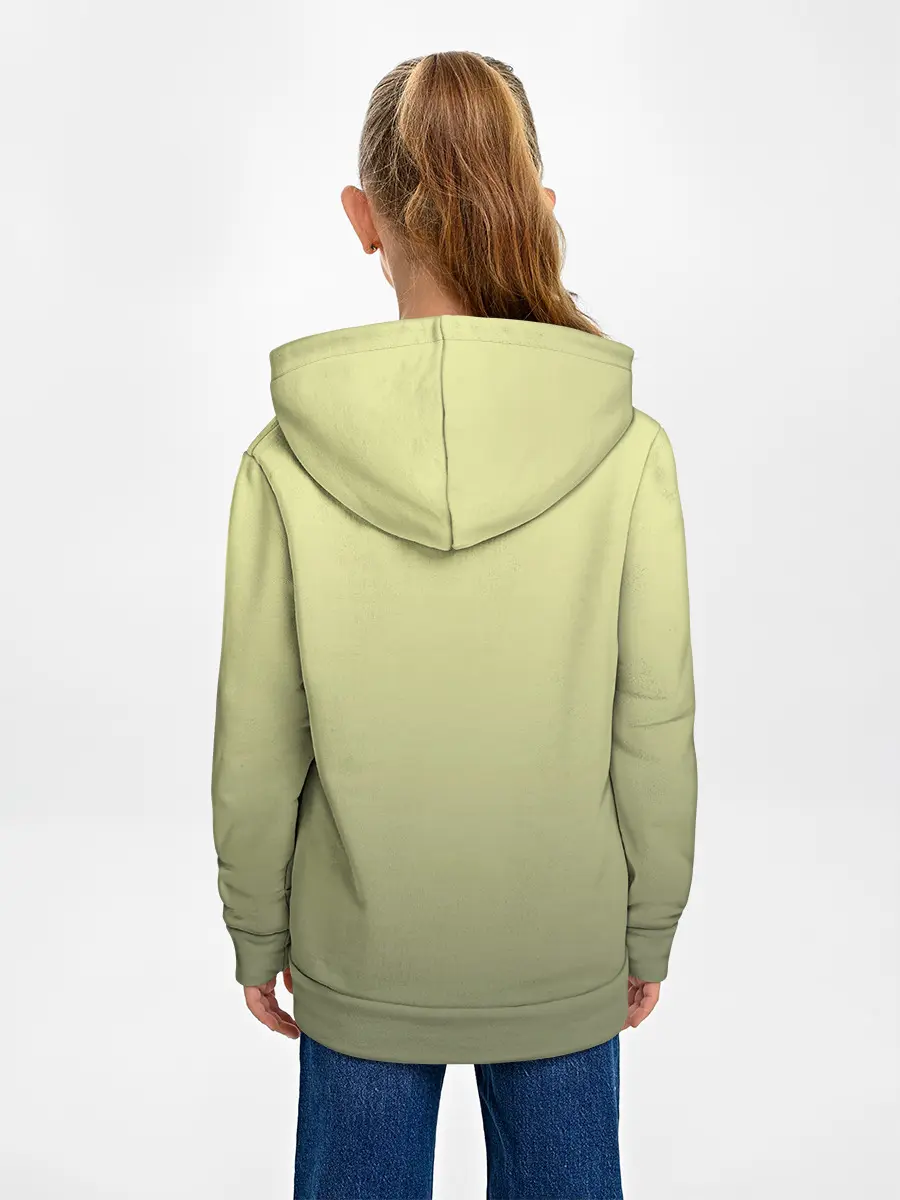 Детское худи / лесной волшебник акварель