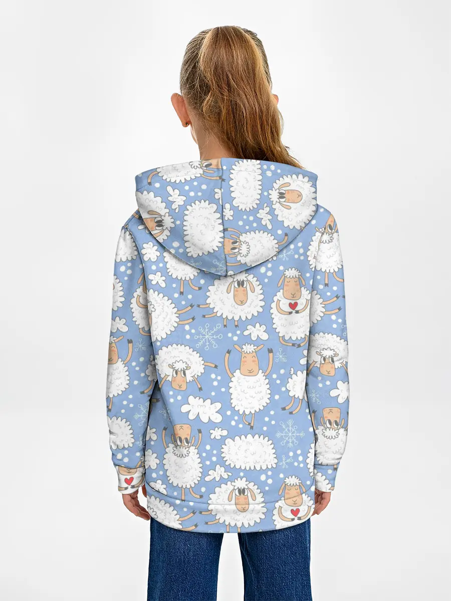 Детское худи / Счастливые овечки