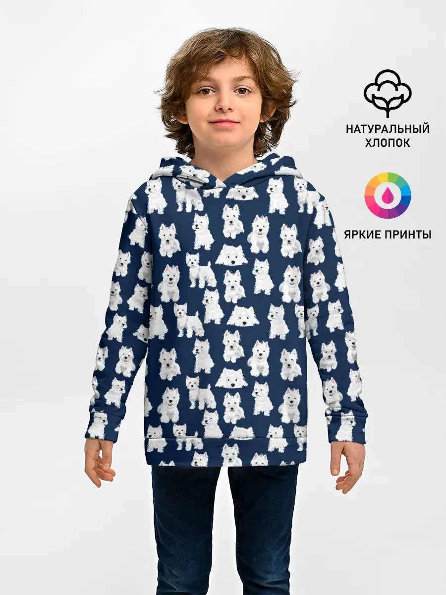 Детское худи / Собаки Пушистики