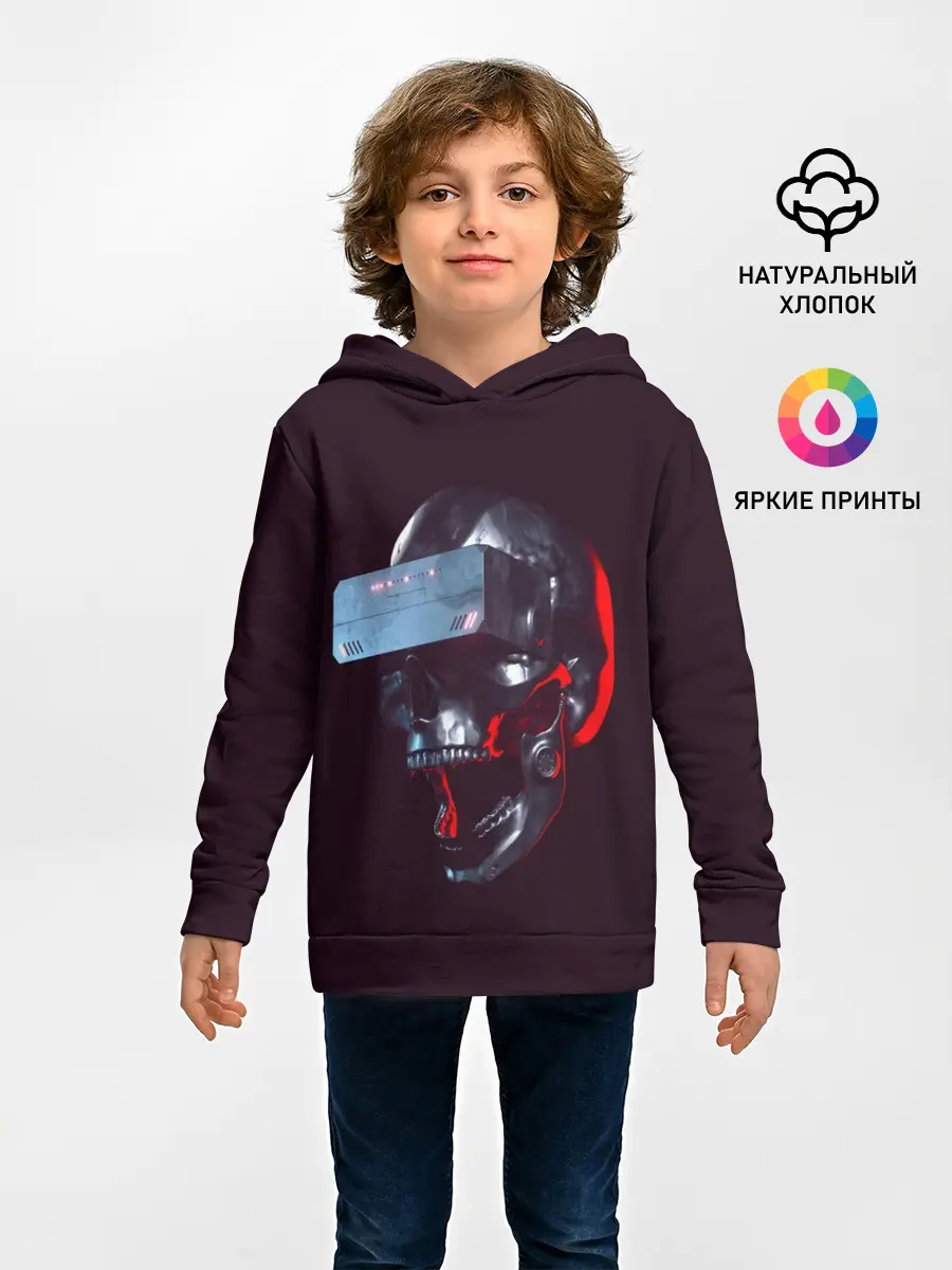 Детское худи / Череп с VR