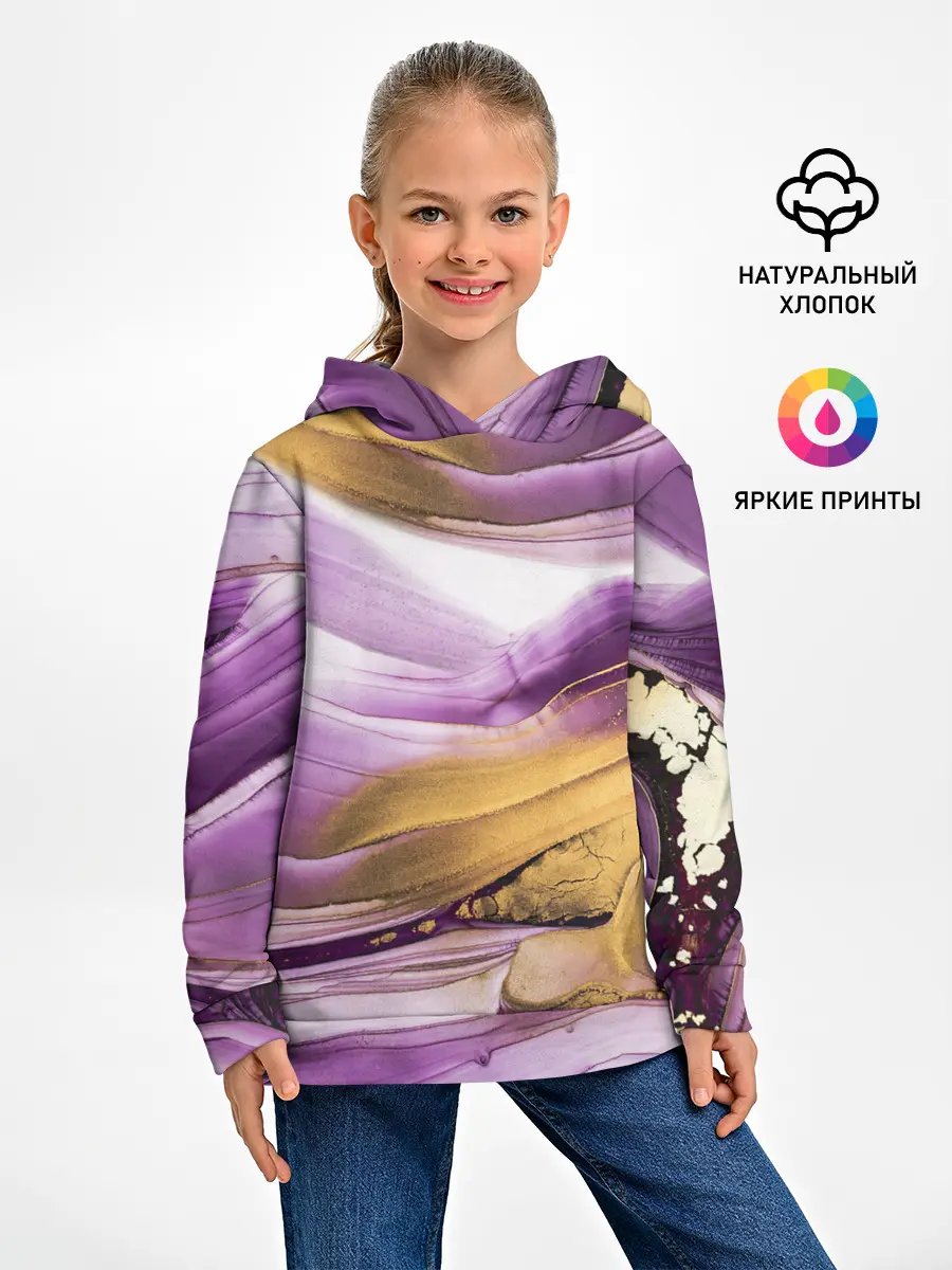 Детское худи / Наслоение красок