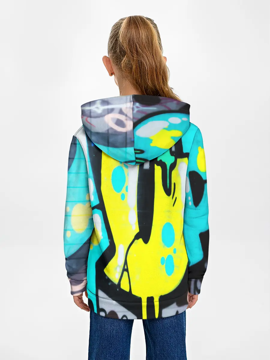 Детское худи / Кислотный арт