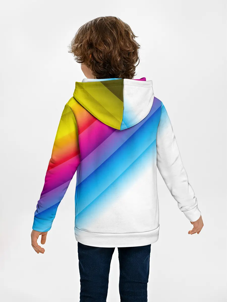 Детское худи / РАДУЖНЫЕ ПОЛОСЫ | RAINBOW