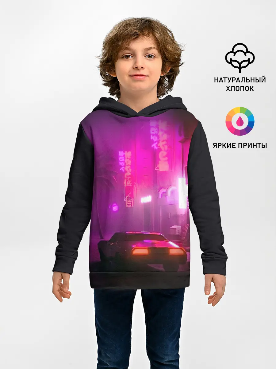Детское худи / НЕОНОВЫЙ ГОРОД | NEON CITY