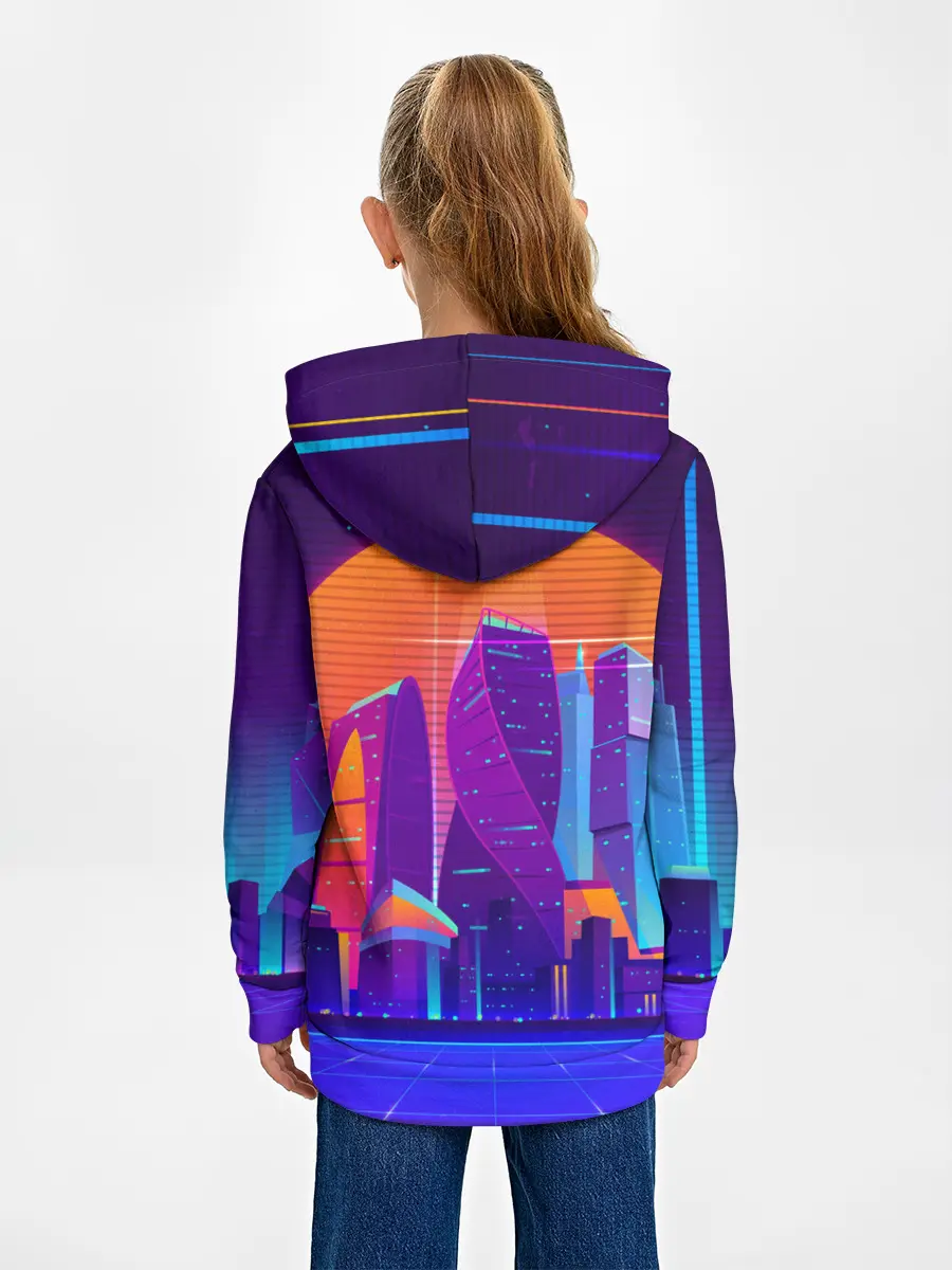 Детское худи / НЕОНОВЫЙ ГОРОД