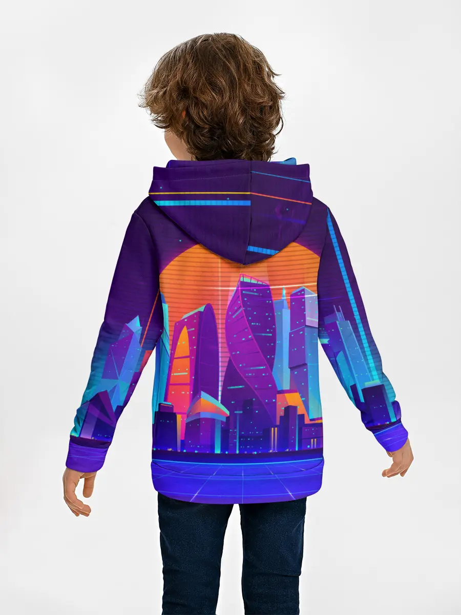 Детское худи / НЕОНОВЫЙ ГОРОД