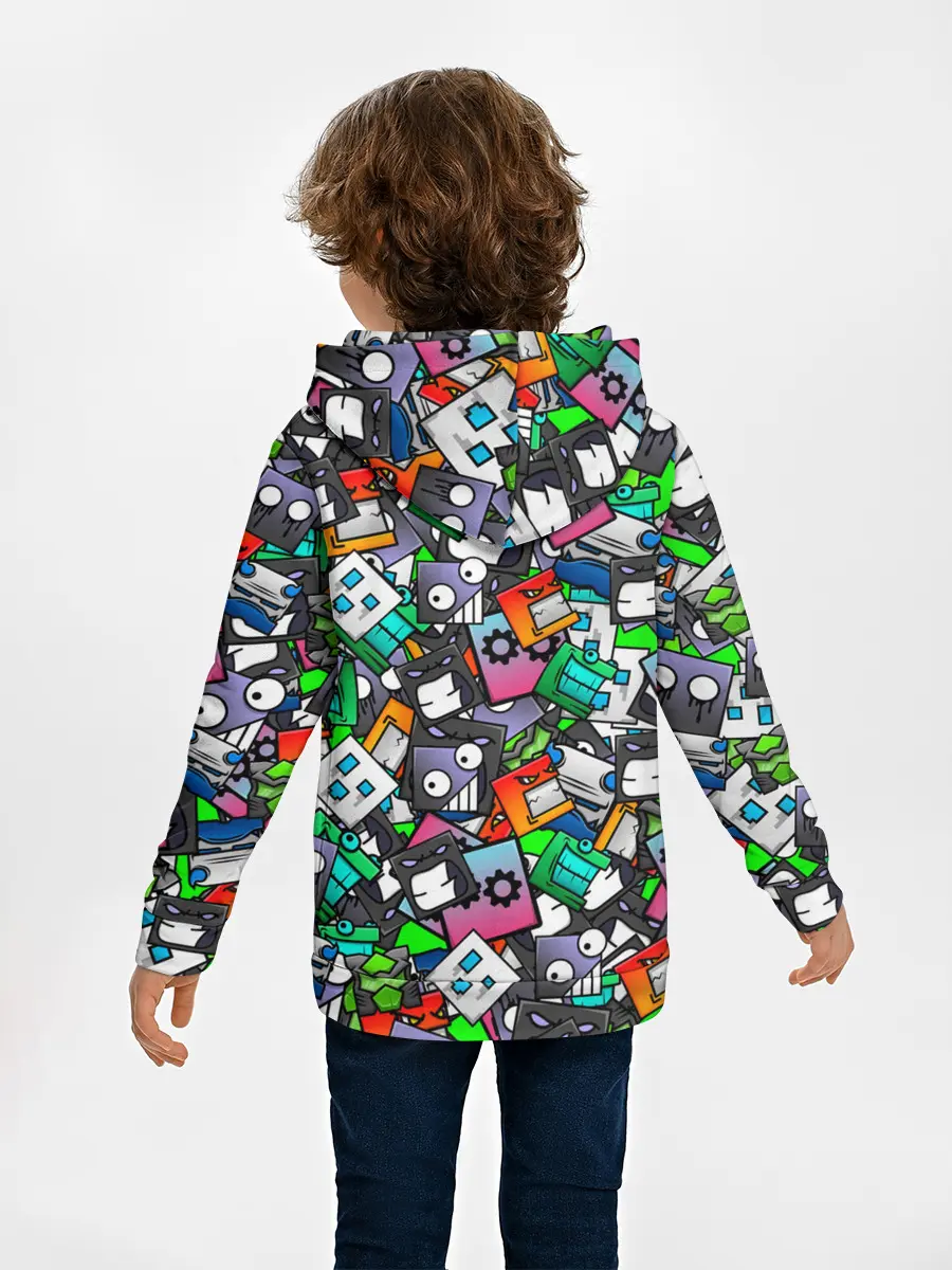 Детское худи / Geometry Dash | Pattern