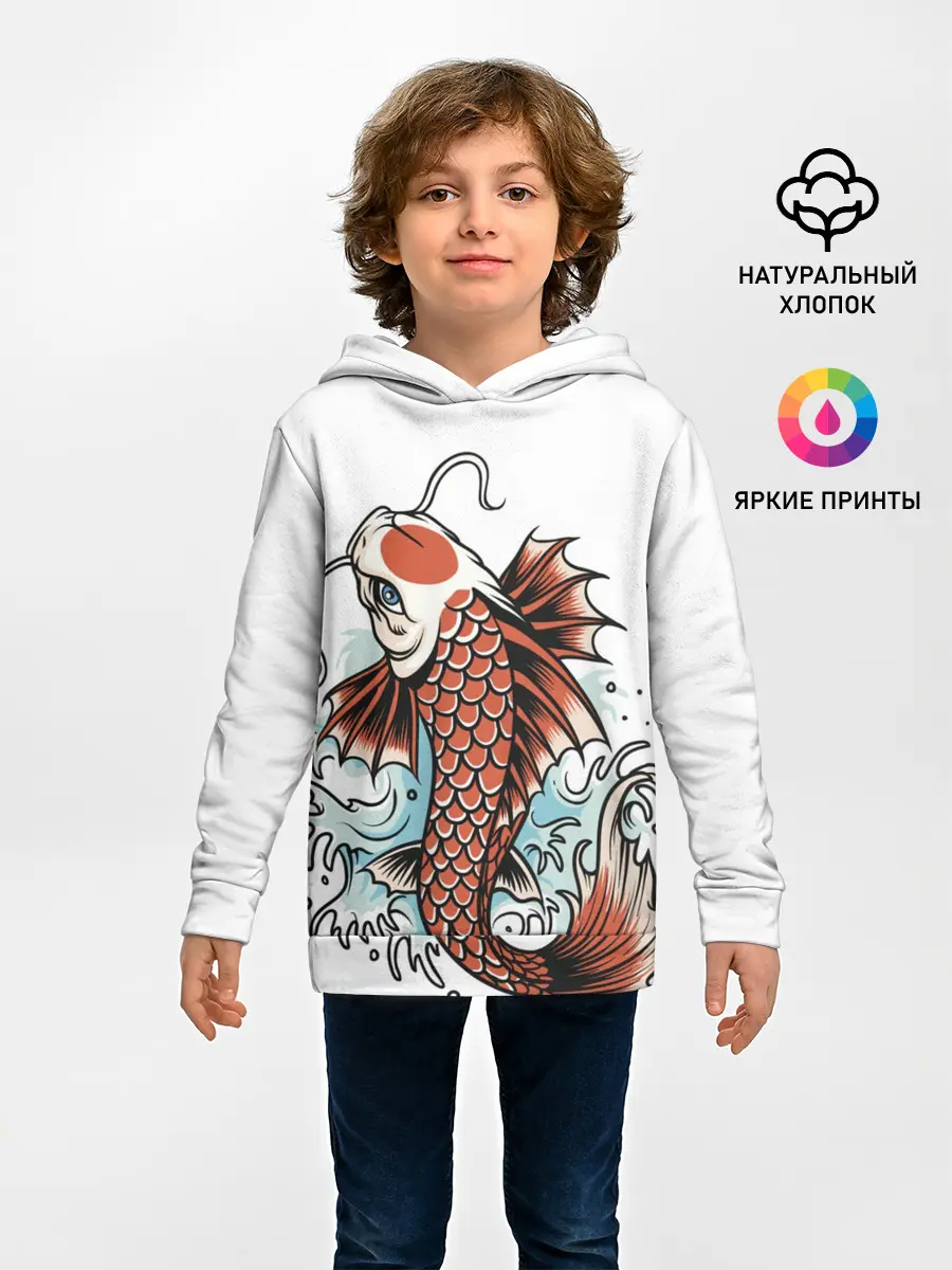 Детское худи / Карп Кои