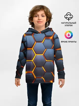 Детское худи / 3D БРОНЬ