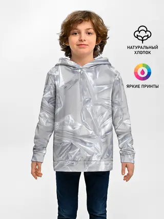 Детское худи / Голографичная фольга