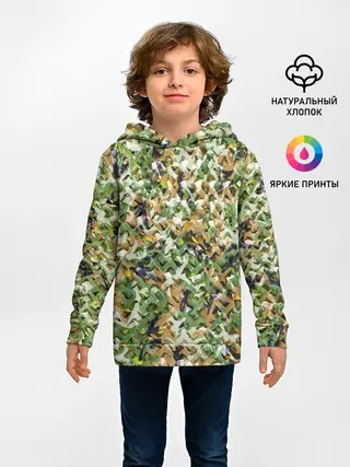 Детское худи / ПЕЙНТБОЛ КАМУФЛЯЖ | PAINTBALL