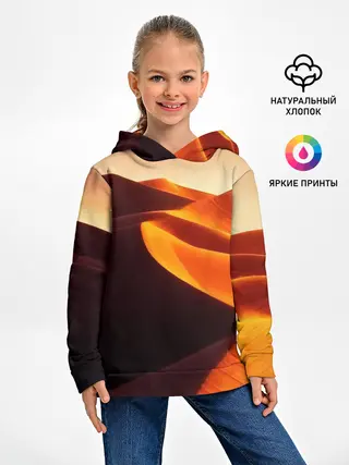 Детское худи / Пустыня дюна барханы
