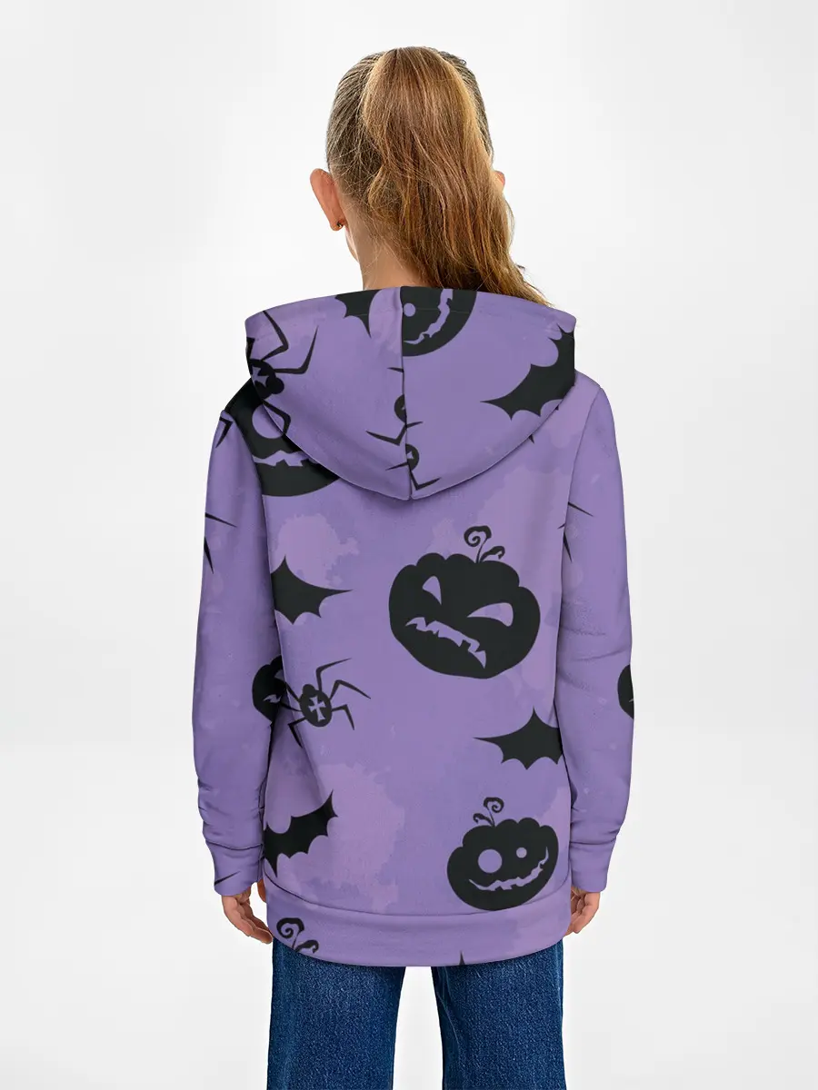 Детское худи / Фиолетовый хэллоуин