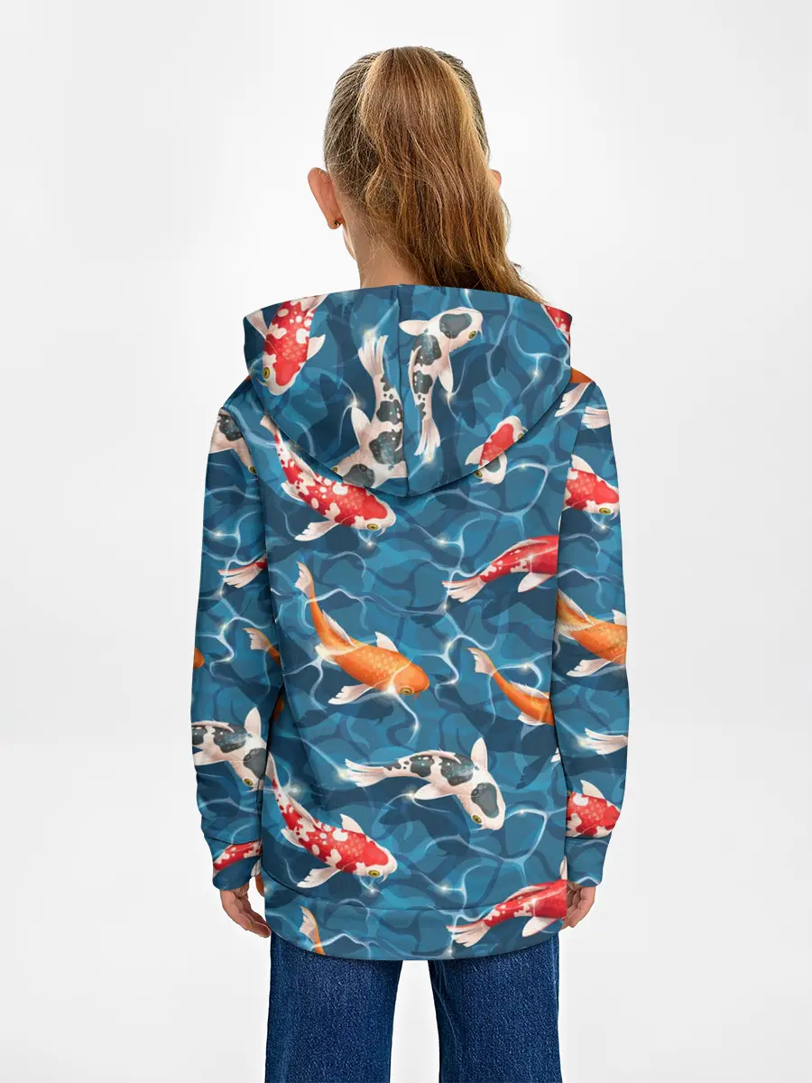 Детское худи / Японские карпы