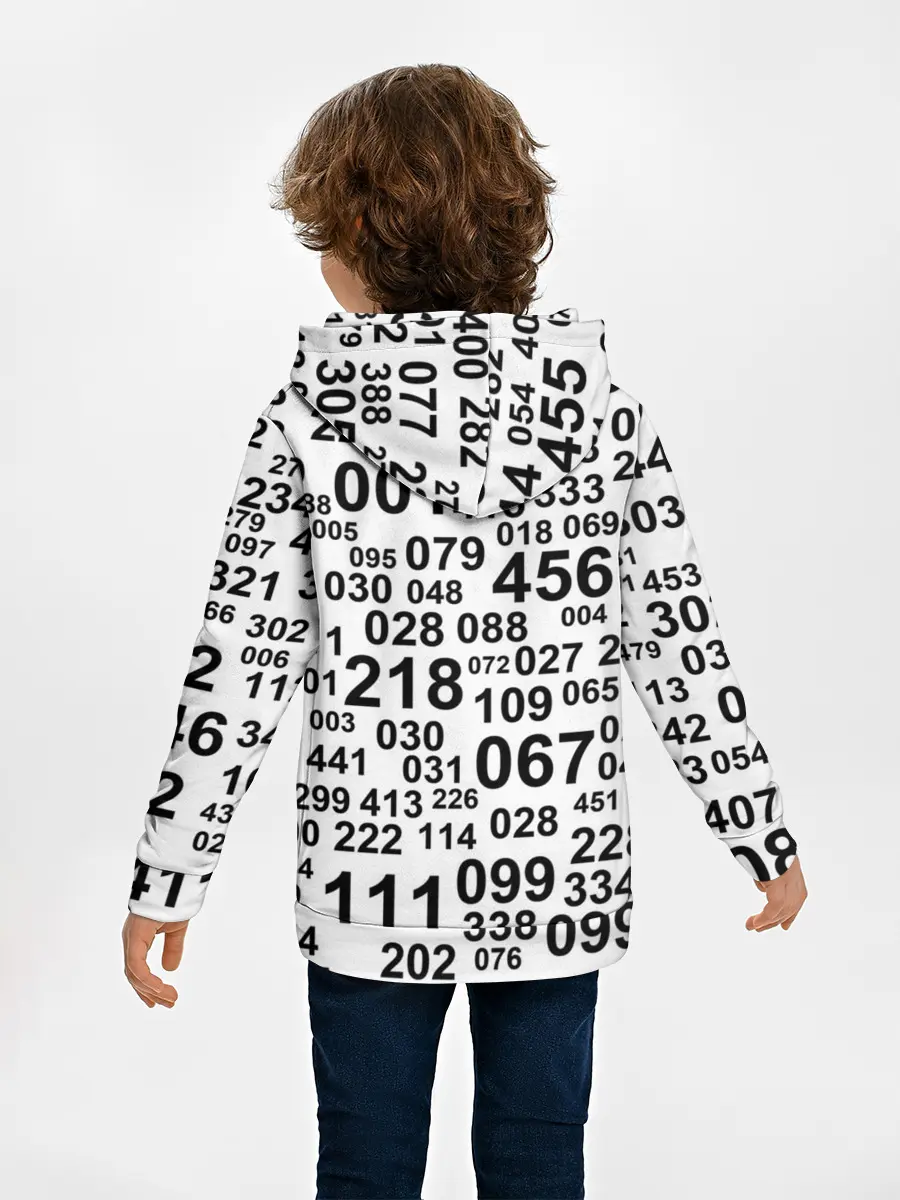 Детское худи / ИГРА В КАЛЬМАРА, ЧИСЛА ИГРОКОВ