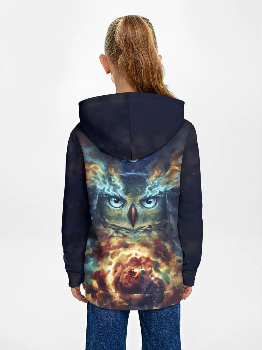 Детское худи / Сова Космос