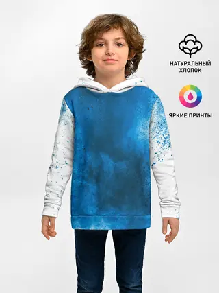 Детское худи / СИНИЙ ДЫМ