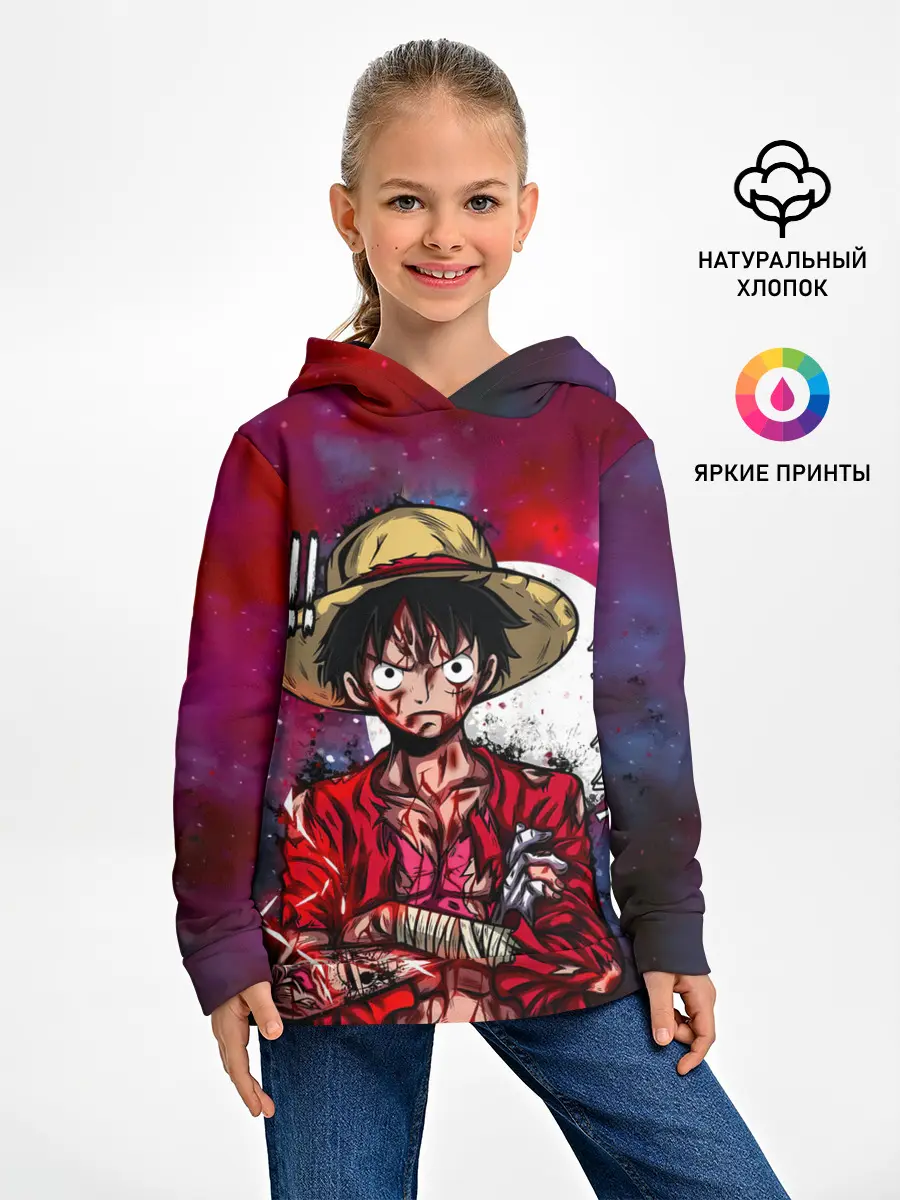 Детское худи / Луффи One Piece. Большой куш
