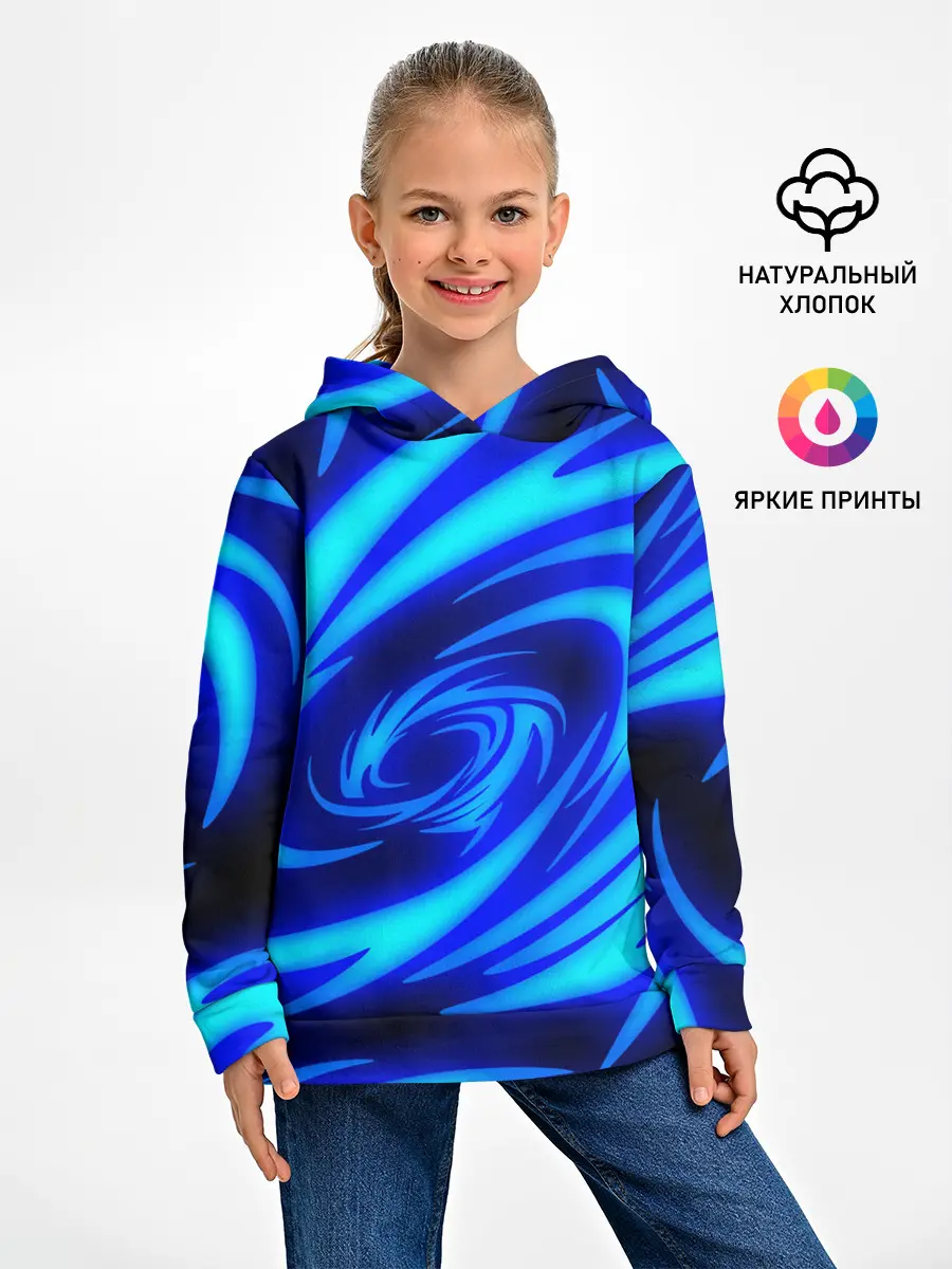 Детское худи / ОГНЕННЫЕ ВОЛНЫ | FIRE STRIPES