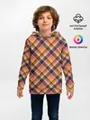 Детское худи / Клеточный узор