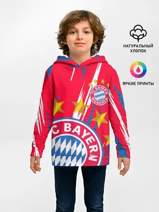 Детское худи / ФК БАВАРИЯ / BAYERN / МЮНХЕН