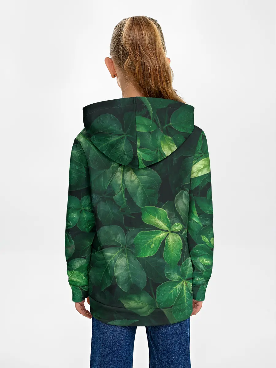 Детское худи / Тропическая листва | Тропики