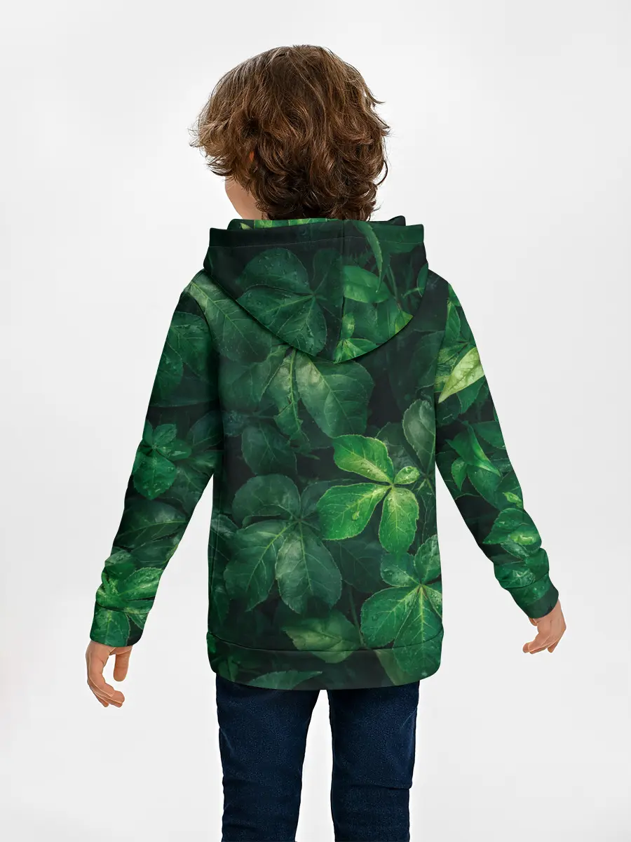 Детское худи / Тропическая листва | Тропики