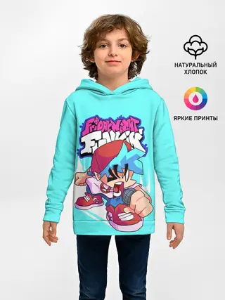 Детское худи / FNF Boyfriend