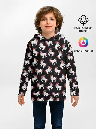 Детское худи / Единороги