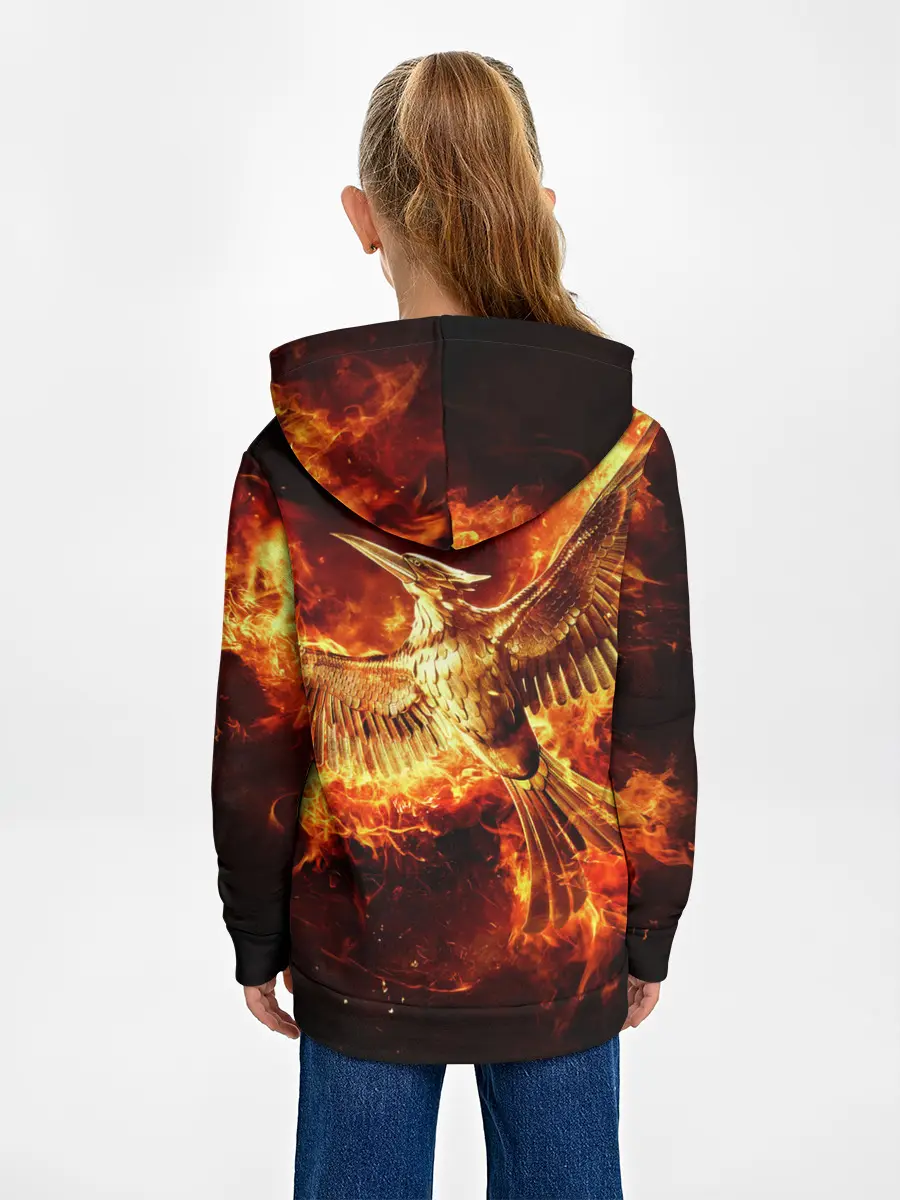 Детское худи / Феникс в огне