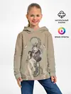 Детское худи / Девушка ящерица