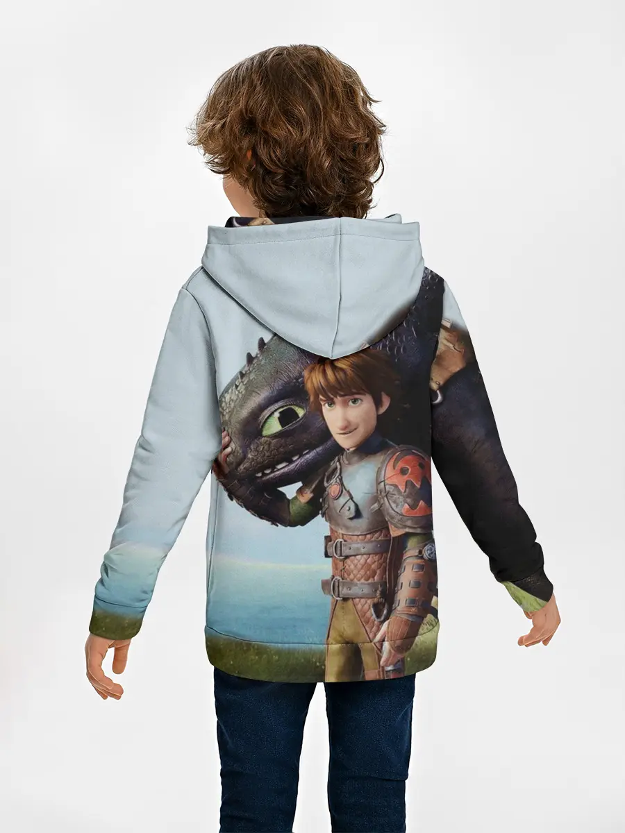 Детское худи / Как приручить дракона