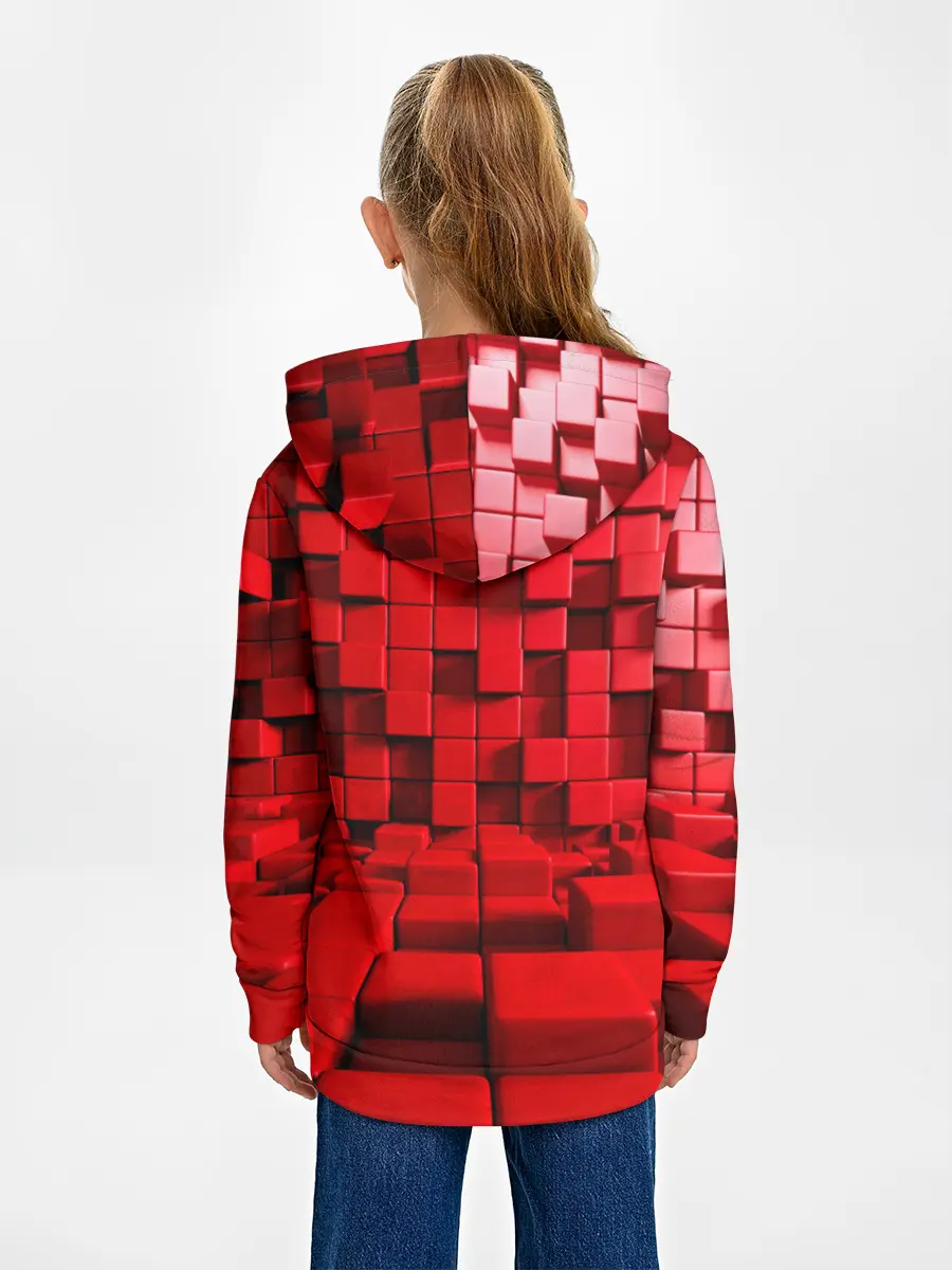 Детское худи / 3D кубики