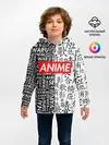 Детское худи / Anime black&white
