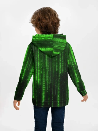 Детское худи / Матрица двоичный код