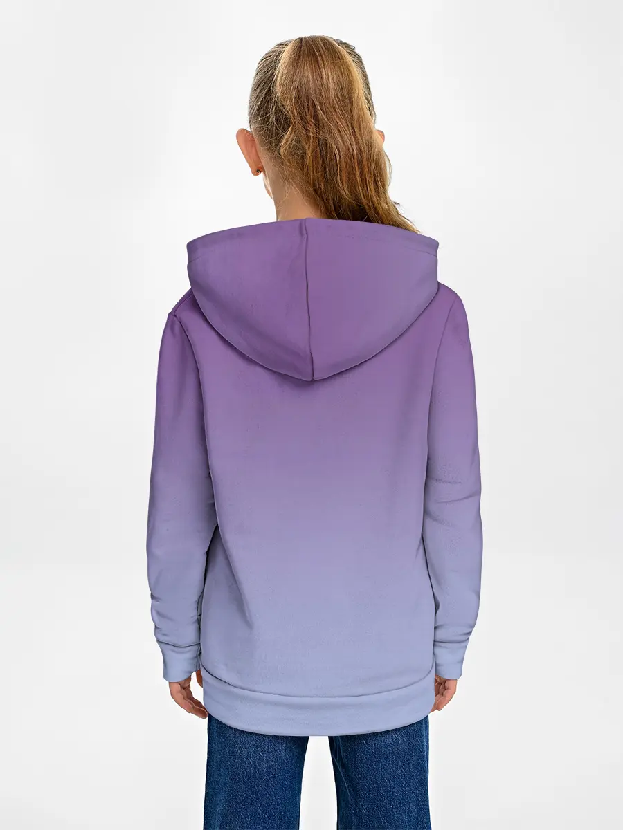 Детское худи / кот звездное небо спит