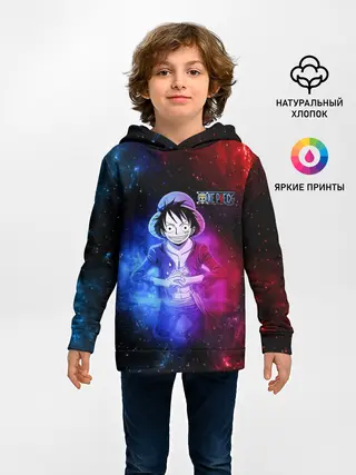 Детское худи / Космический Луффи One Piece