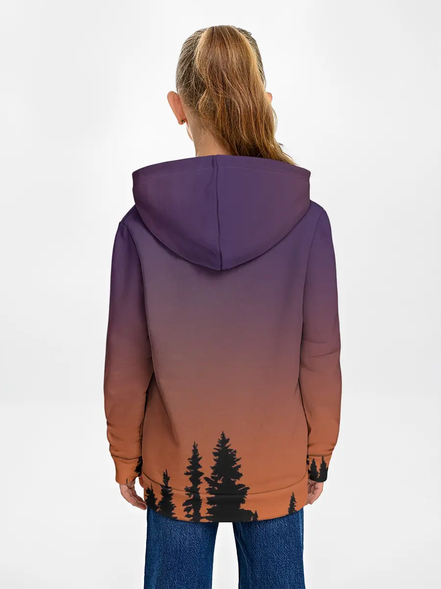 Детское худи / Gradient Forest Siren Head