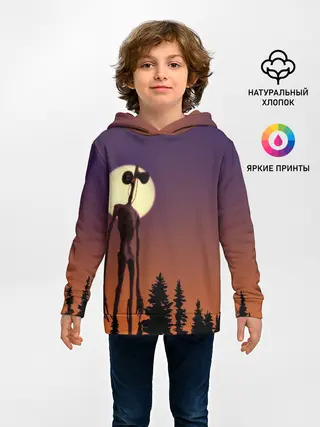 Детское худи / Gradient Forest Siren Head