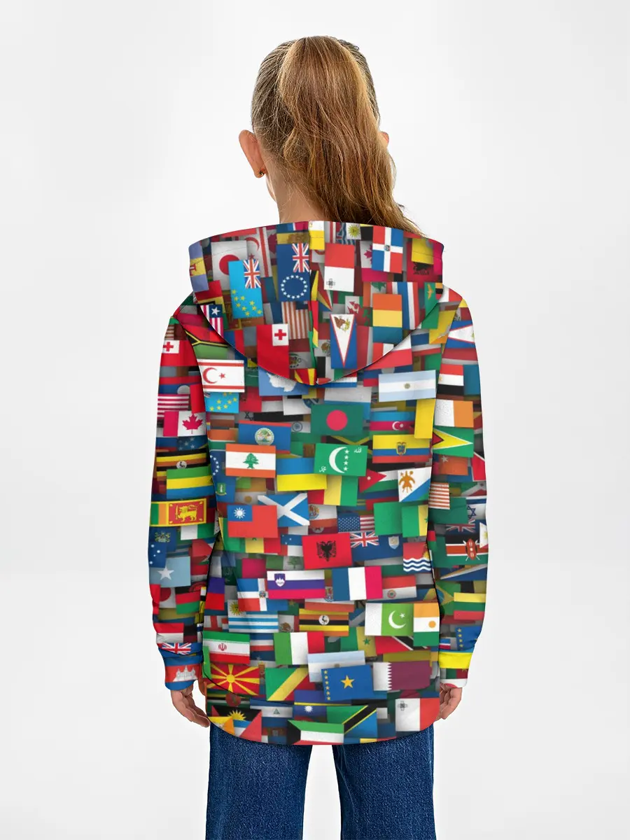Детское худи / Флаги всех стран