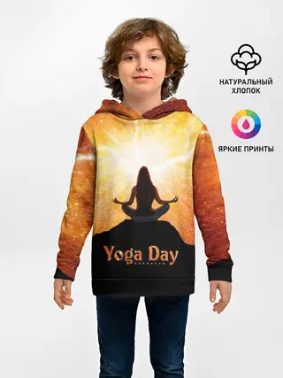 Детское худи / International Yoga Day