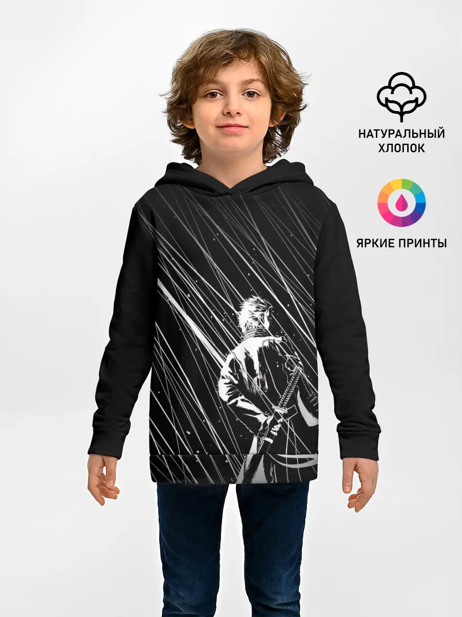 Детское худи / Вирджил под дождём