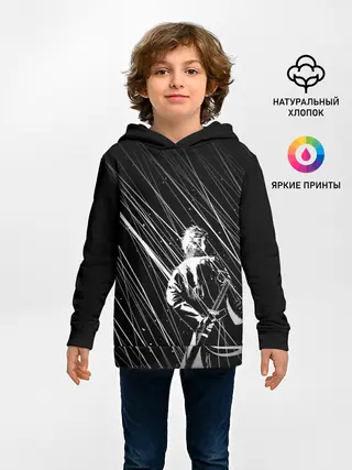 Детское худи / Вирджил под дождём