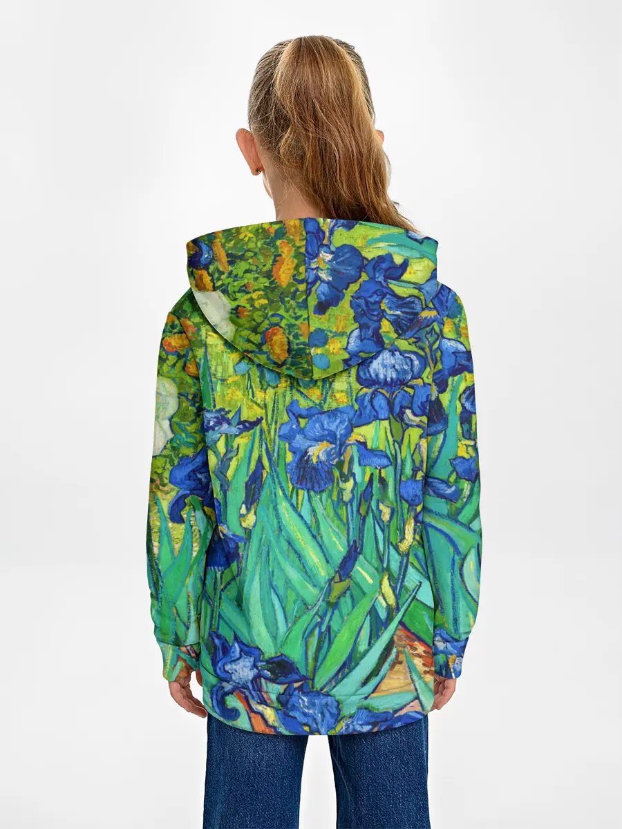 Детское худи / Ирисы Ван Гога