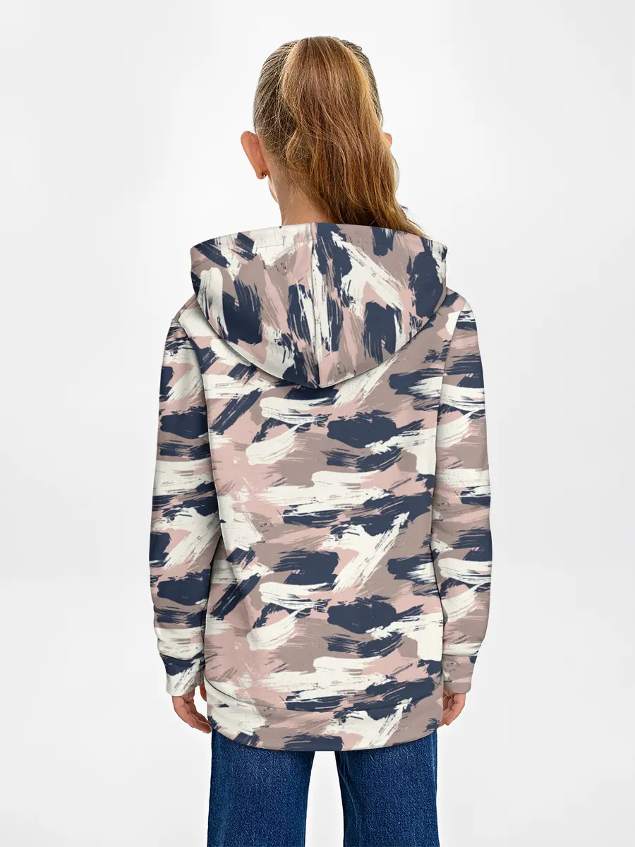 Детское худи / Кремовый камуфляж