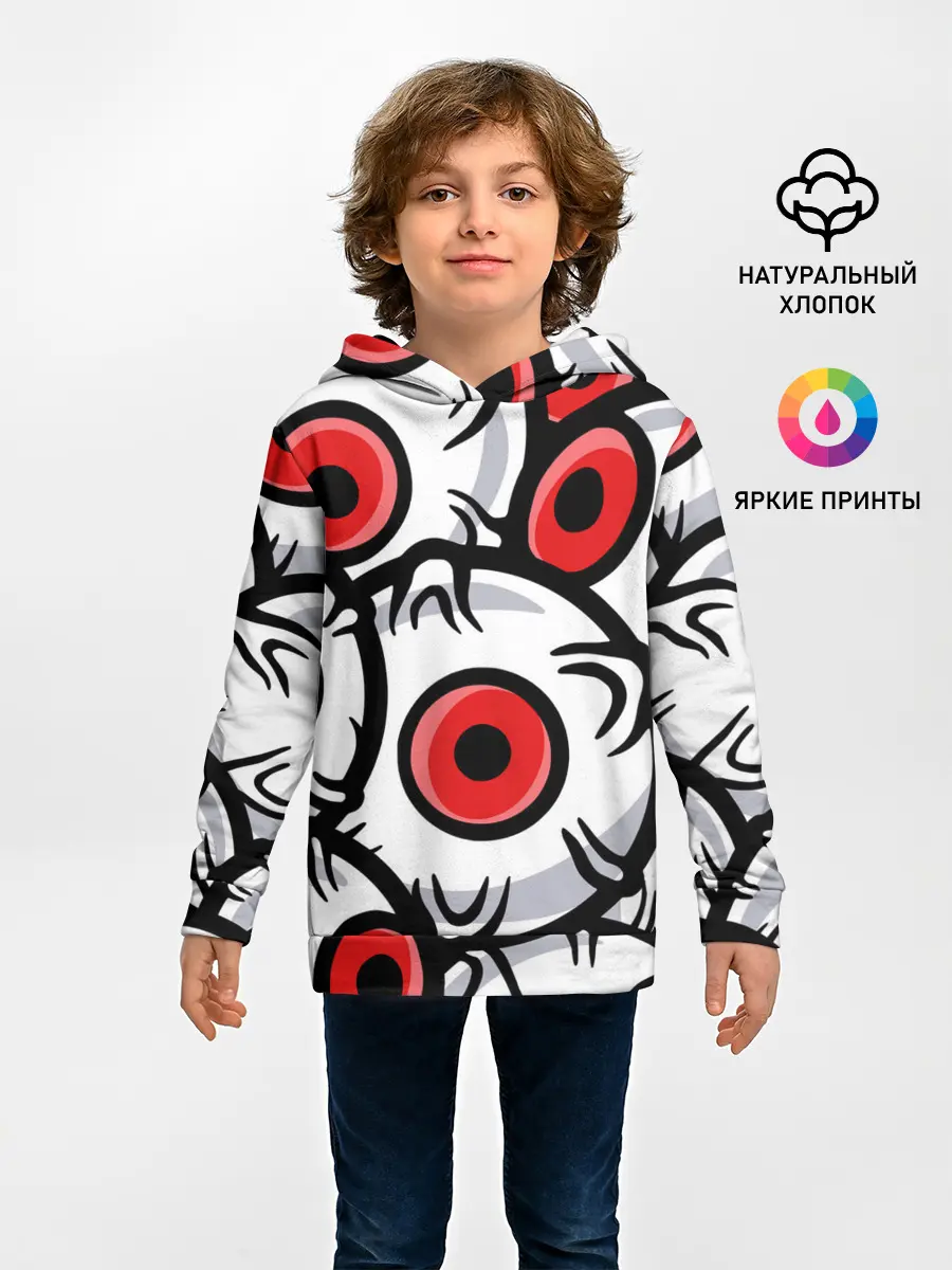 Детское худи / ГЛАЗА ЗЛОДЕЯ | RED EYES