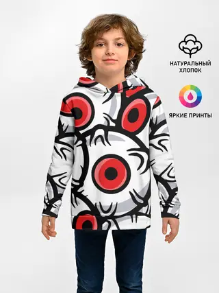 Детское худи / ГЛАЗА ЗЛОДЕЯ | RED EYES