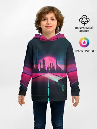 Детское худи / НЕОНОВЫЙ ГОРОД