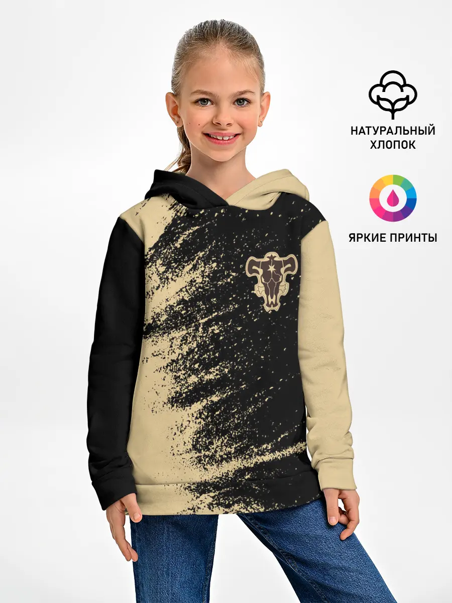 Детское худи / Black clover bull.
